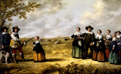 Portrait of a Family in a Landscape by Albert Cuyp
